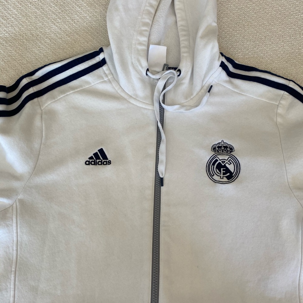 Adidas Real Madrid Zip-Up Hoodie